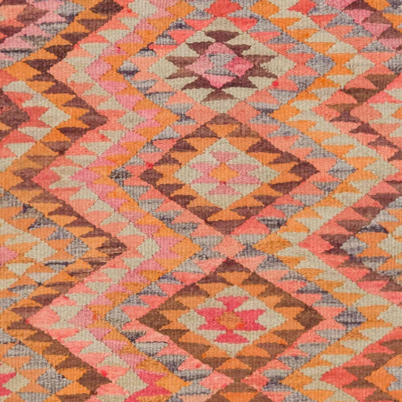 Vintage Tribal Kilim Runner - 2' 11" x 10' 1" (35" x 121") - K0077113
