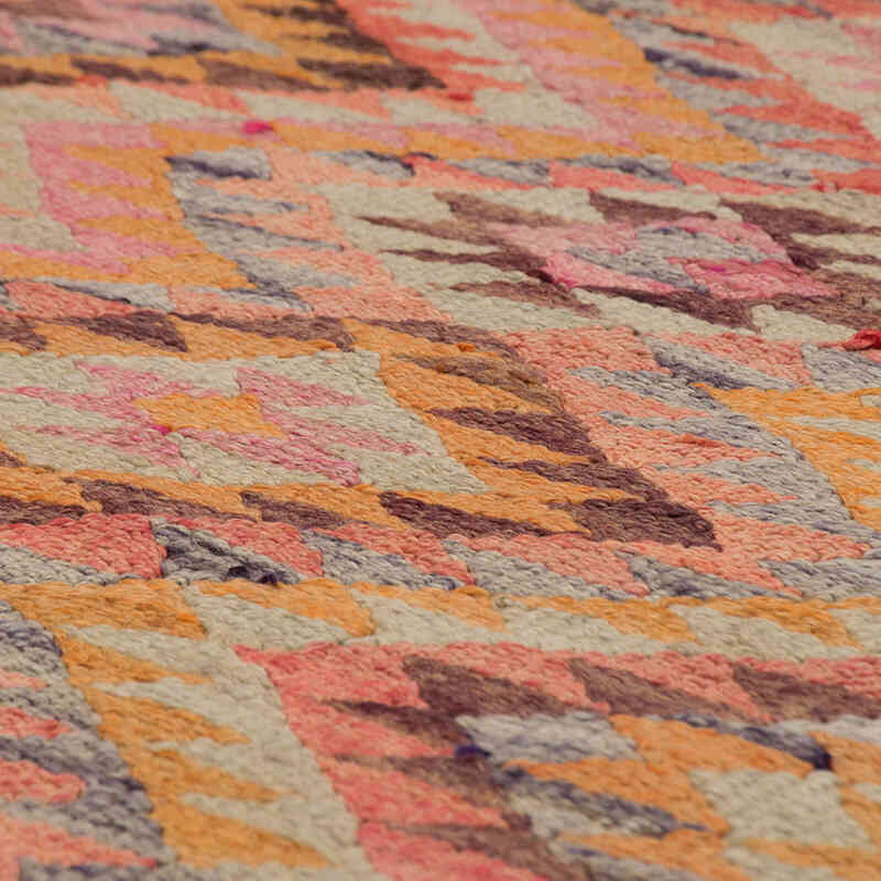 Vintage Tribal Kilim Runner - 2' 11" x 10' 1" (35" x 121") - K0077113