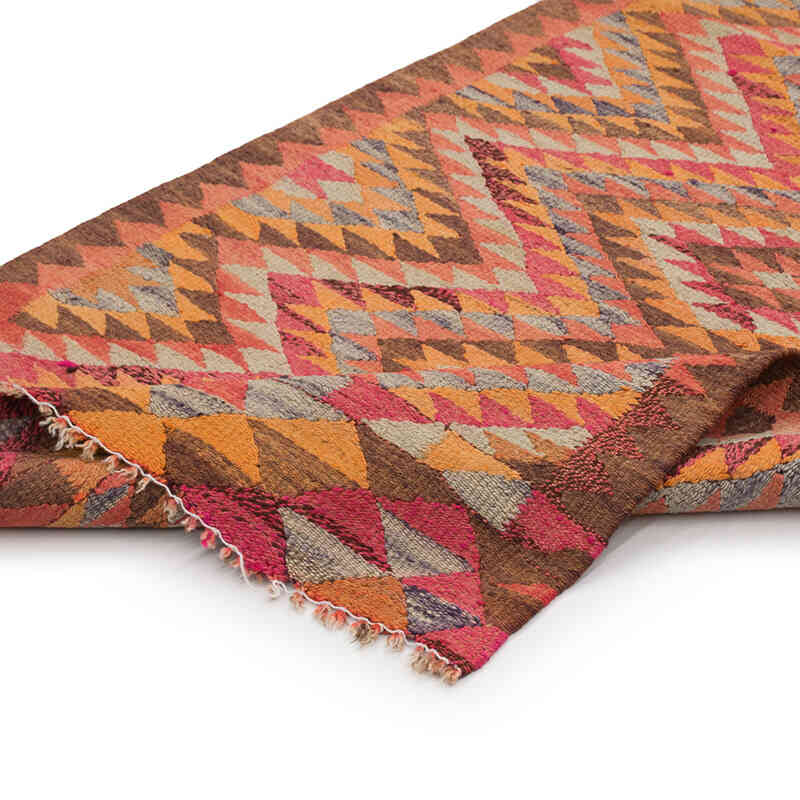 Vintage Tribal Kilim Runner - 2' 11" x 10' 1" (35" x 121") - K0077113