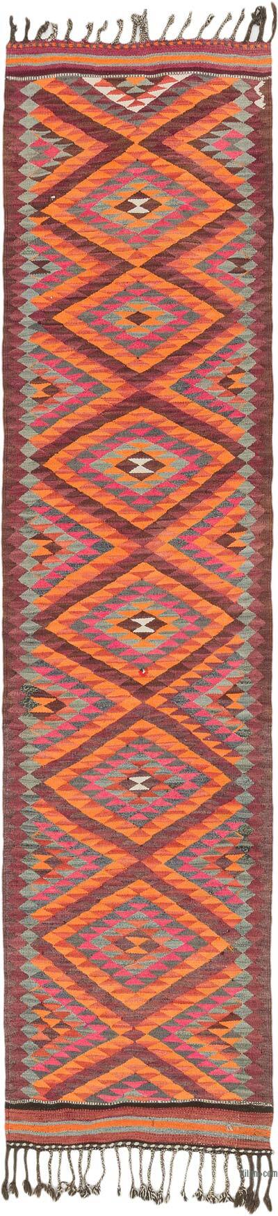 Vintage Anadolu Kilim Yolluk - 85 cm x 341 cm