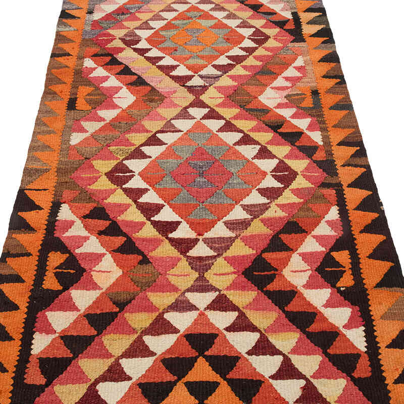 Vintage Anadolu Kilim Yolluk - 97 cm x 273 cm - K0077118