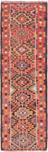 Vintage Anadolu Kilim Yolluk - 94 cm x 301 cm