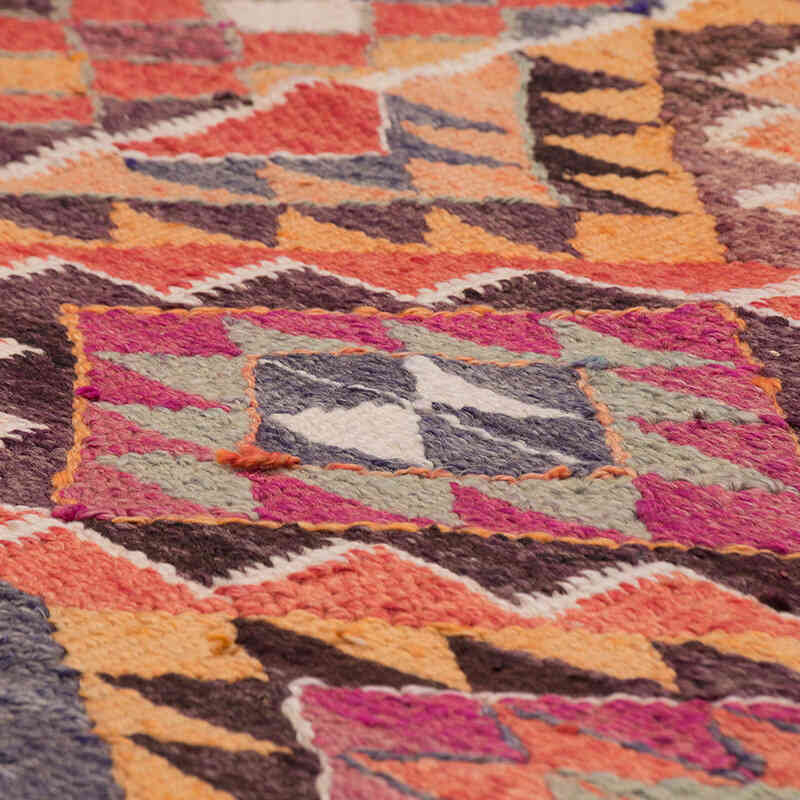 Vintage Tribal Kilim Runner - 3' 1" x 9' 11" (37" x 119") - K0077120