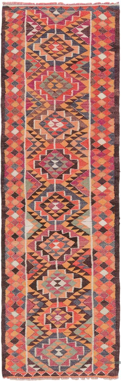 Alfombra Kilim Tribal Vintage - 94 cm x 301 cm
