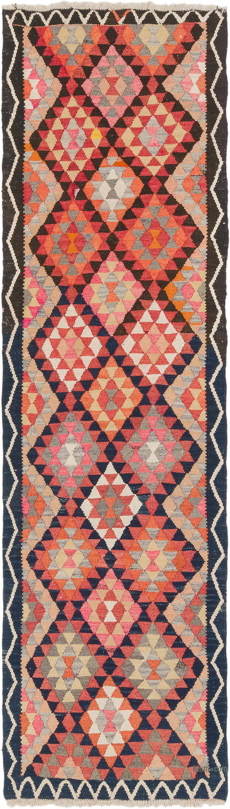 Vintage Anadolu Kilim Yolluk - 97 cm x 342 cm - K0077122