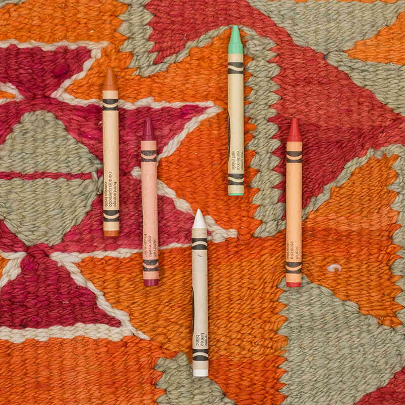 Vintage Tribal Kilim Runner - 3' 1" x 10' 7" (37" x 127") - K0077124