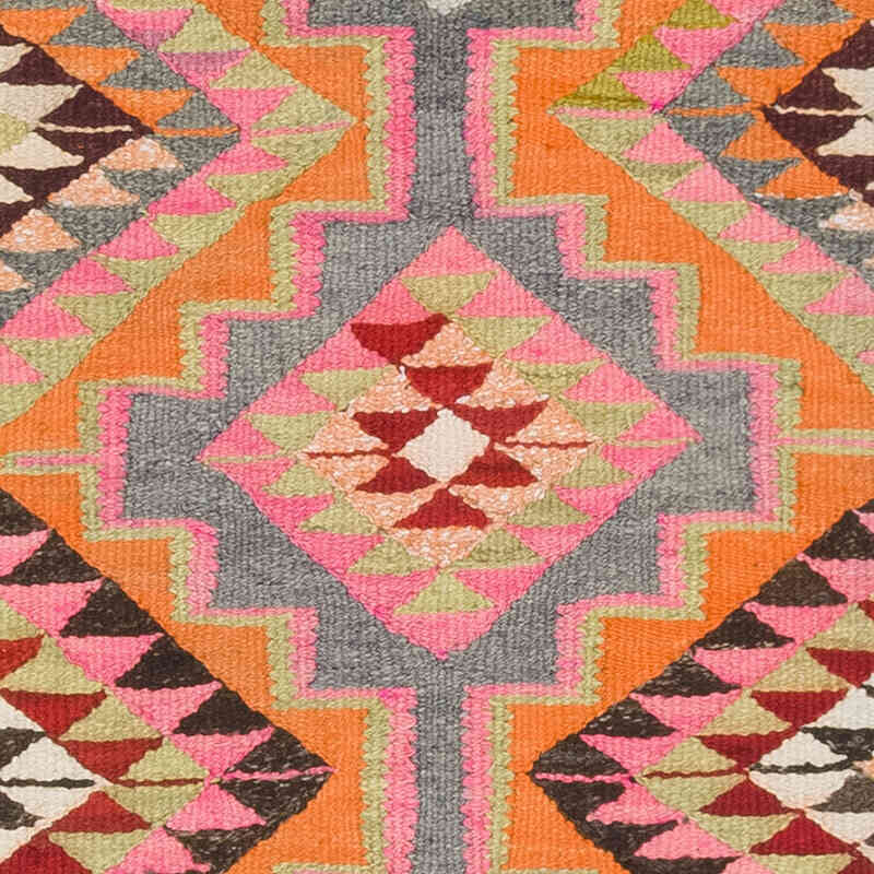 Vintage Tribal Kilim Runner - 3' 2" x 10' 5" (38" x 125") - K0077125