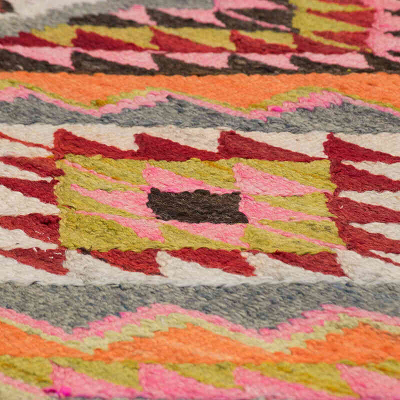 Vintage Tribal Kilim Runner - 3' 2" x 10' 5" (38" x 125") - K0077125