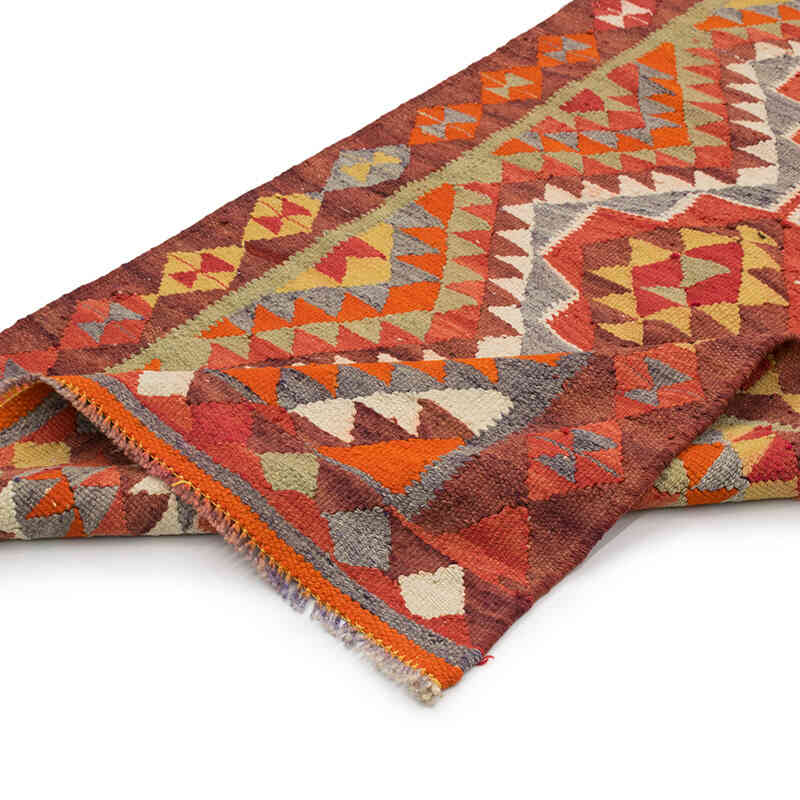 Alfombra Kilim Tribal Vintage - 100 cm x 354 cm - K0077127