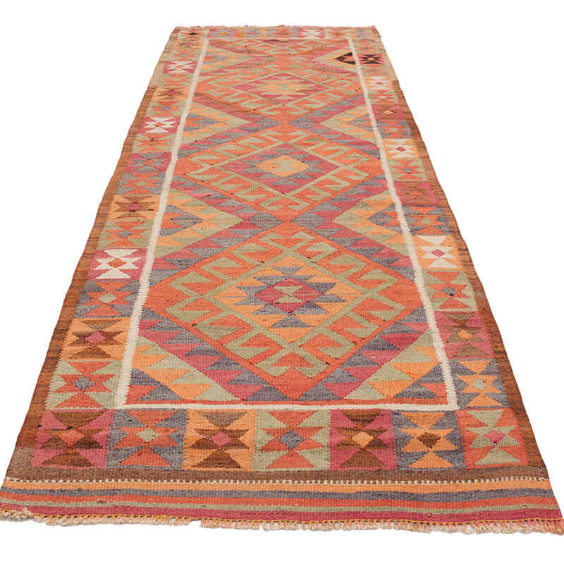 Vintage Anadolu Kilim Yolluk - 99 cm x 331 cm - K0077132