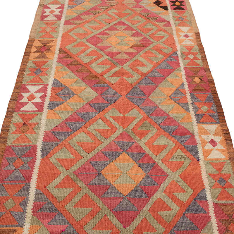 Vintage Anadolu Kilim Yolluk - 99 cm x 331 cm - K0077132