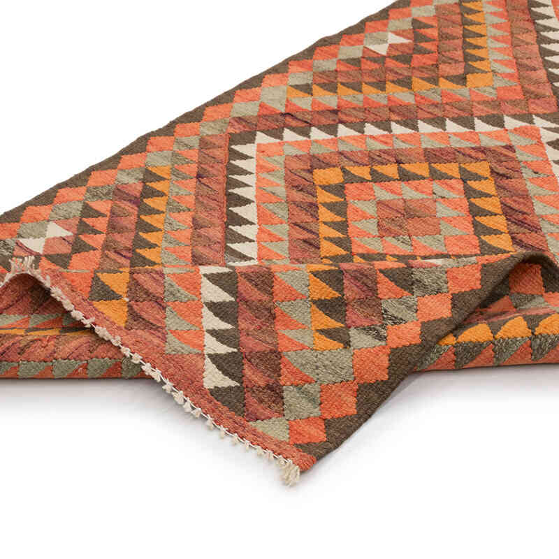 Vintage Tribal Kilim Runner - 2' 11" x 10' 2" (35" x 122") - K0077134