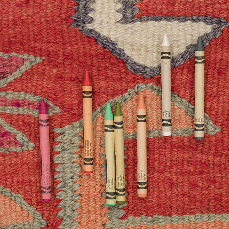 Alfombra Kilim Tribal Vintage - 102 cm x 412 cm - K0077137