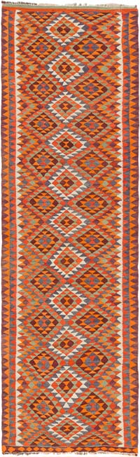 Vintage Anadolu Kilim Yolluk - 97 cm x 316 cm
