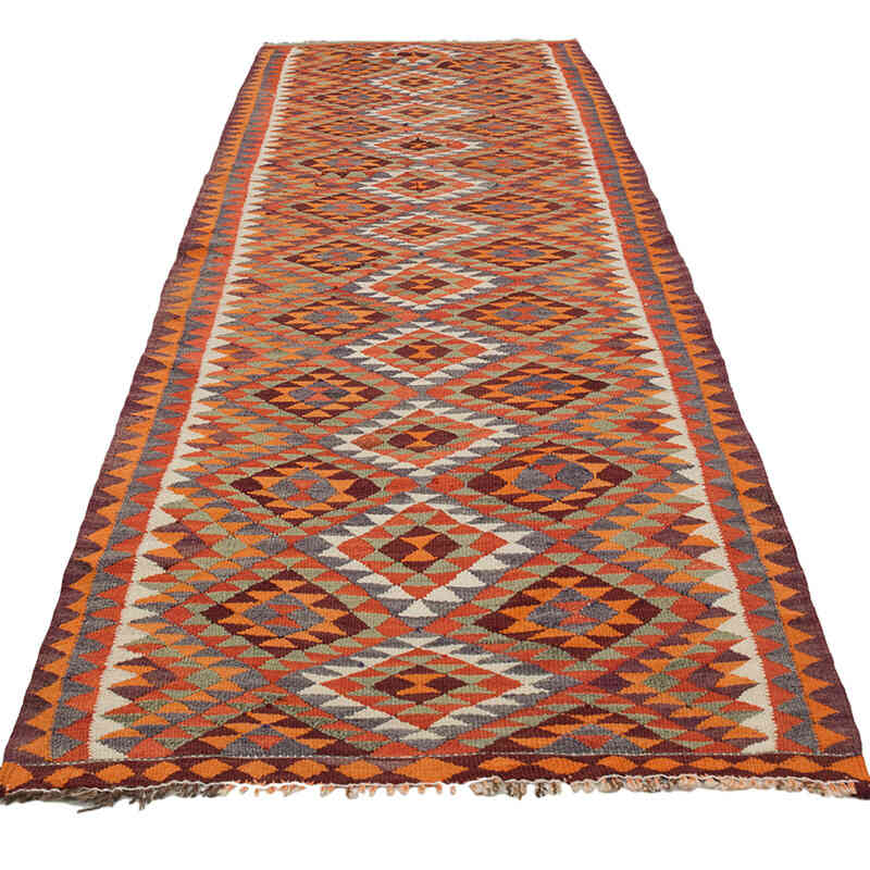 Vintage Anadolu Kilim Yolluk - 97 cm x 316 cm - K0077138