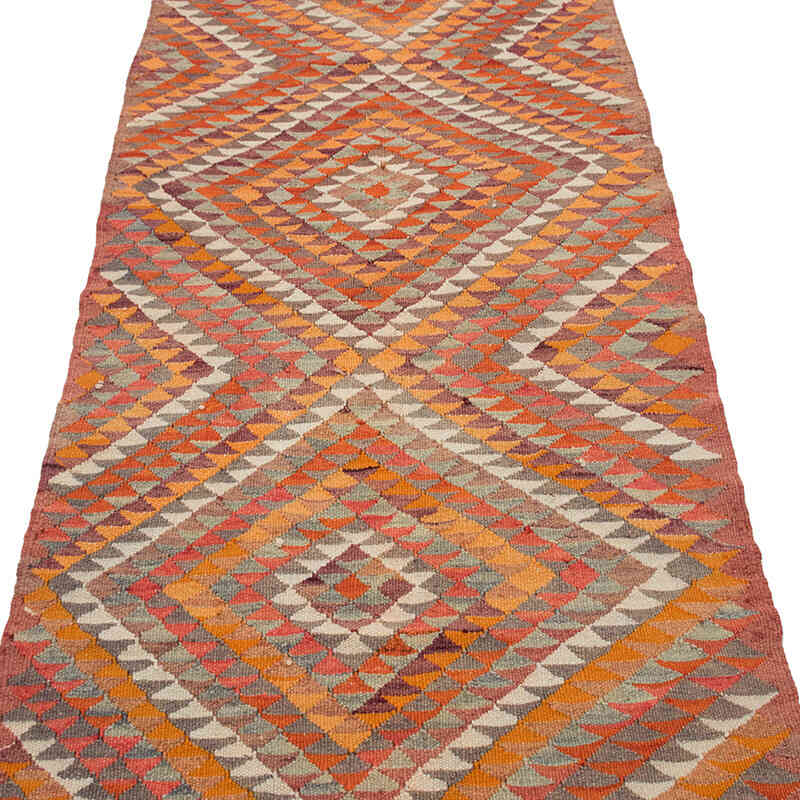 Alfombra Kilim Tribal Vintage - 86 cm x 246 cm - K0077142