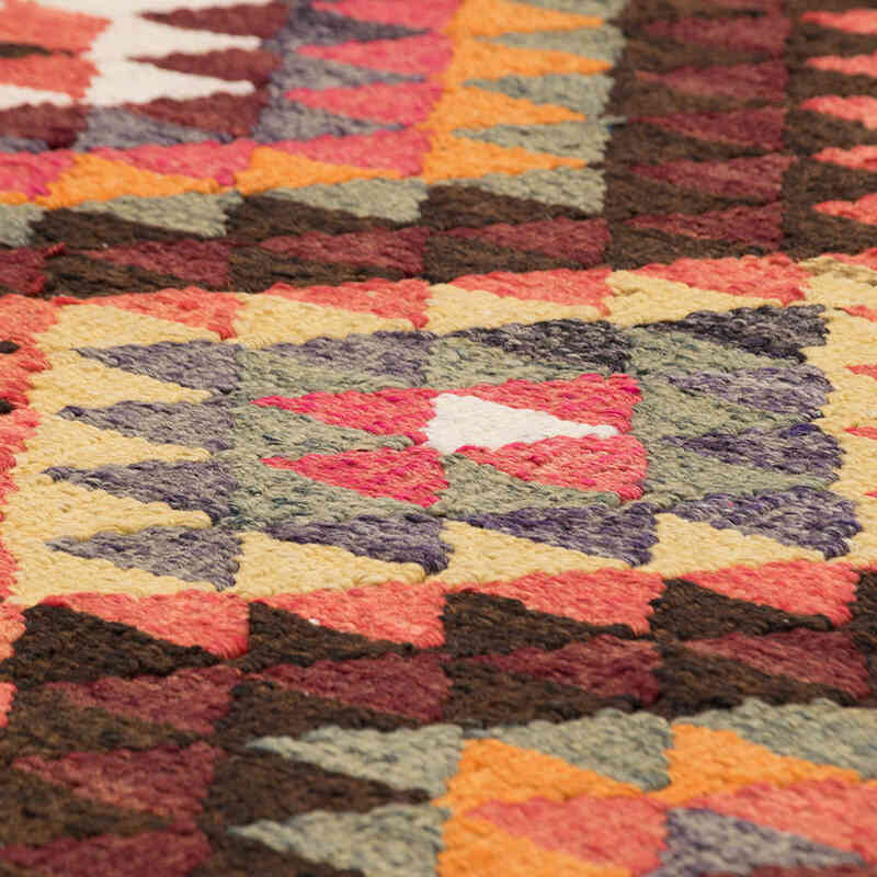 Alfombra Kilim Tribal Vintage - 88 cm x 363 cm - K0077143