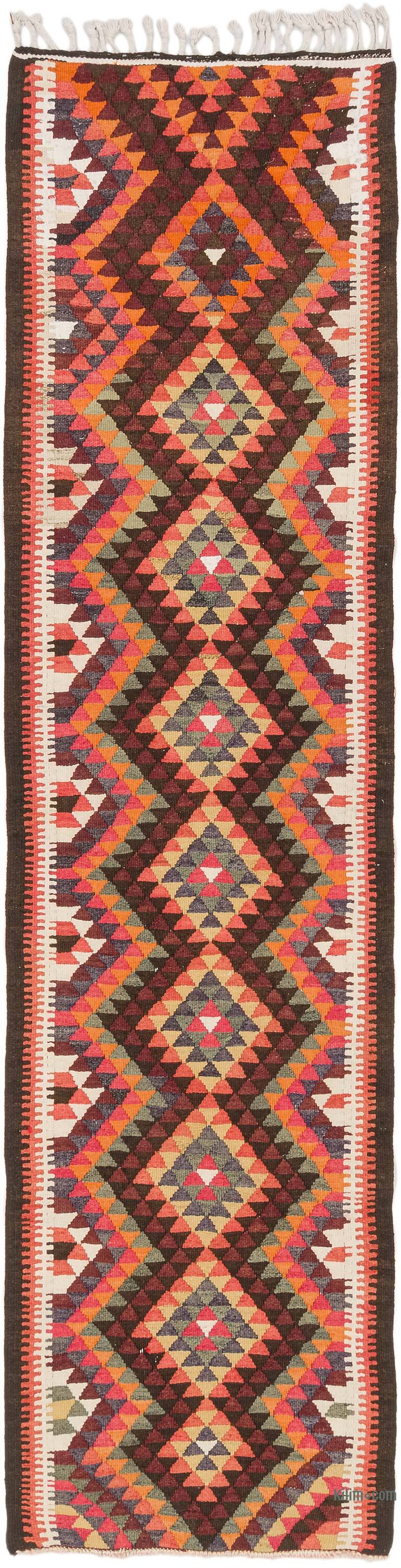Alfombra Kilim Tribal Vintage - 88 cm x 363 cm - K0077143