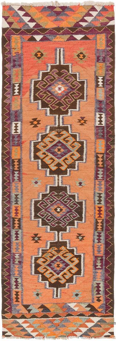 Vintage Anadolu Kilim Yolluk - 91 cm x 266 cm