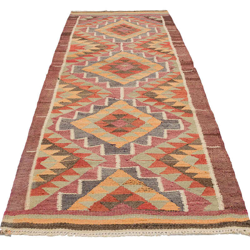 Alfombra Kilim Tribal Vintage - 97 cm x 281 cm - K0077149