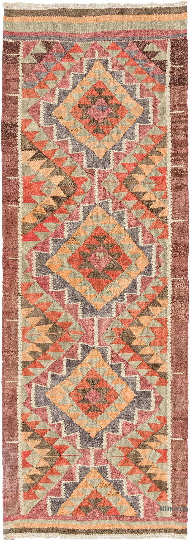 Alfombra Kilim Tribal Vintage - 97 cm x 281 cm - K0077149