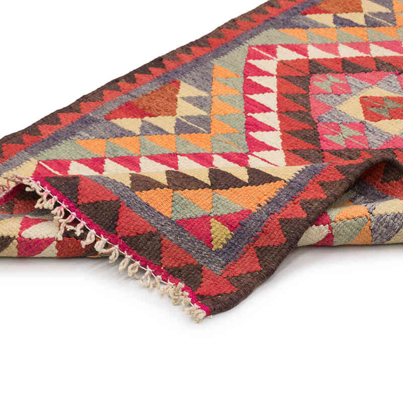 Vintage Anadolu Kilim Yolluk - 87 cm x 339 cm - K0077150