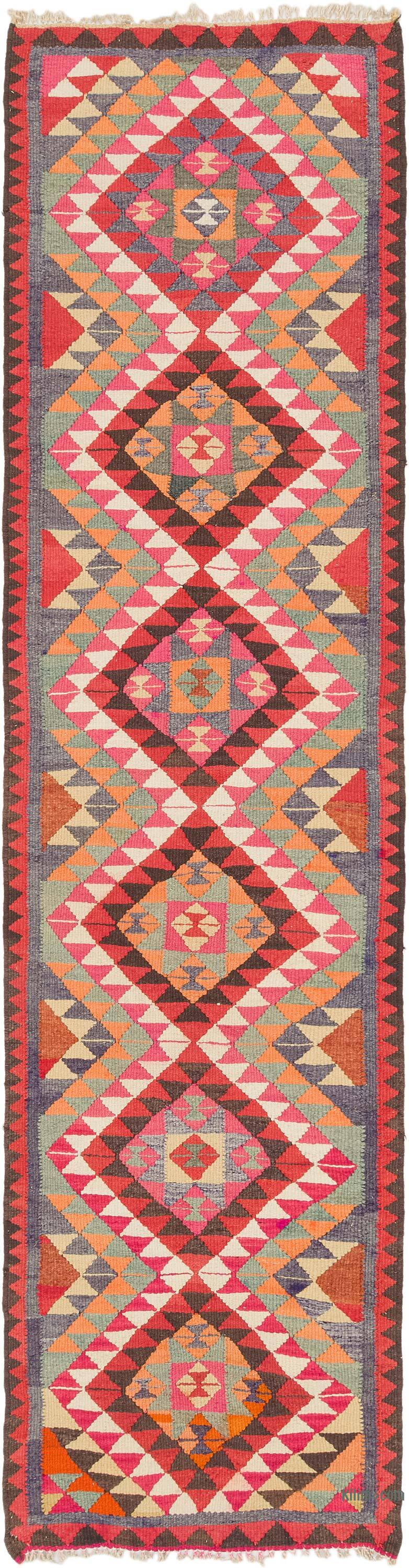 Vintage Anadolu Kilim Yolluk - 87 cm x 339 cm - K0077150