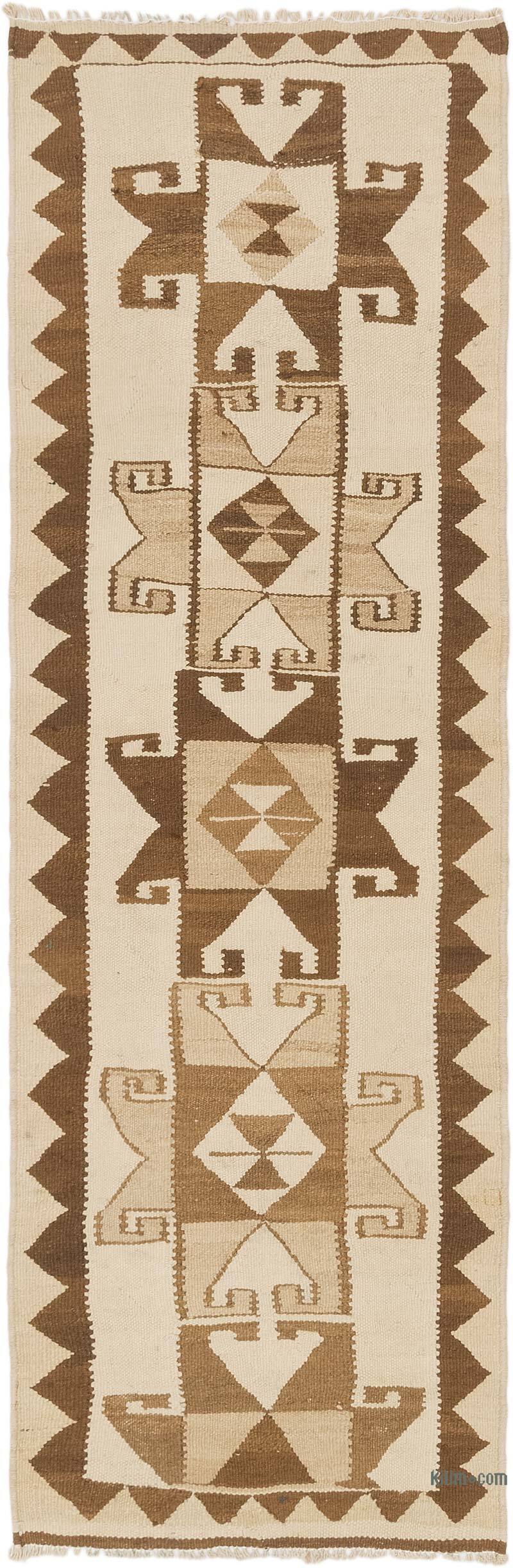 Vintage Tribal Kilim Runner - 2' 7" x 7' 10" (31" x 94") - K0077152