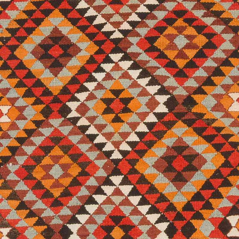 Vintage Tribal Kilim Runner - 3'  x 12' 3" (36" x 147") - K0077154