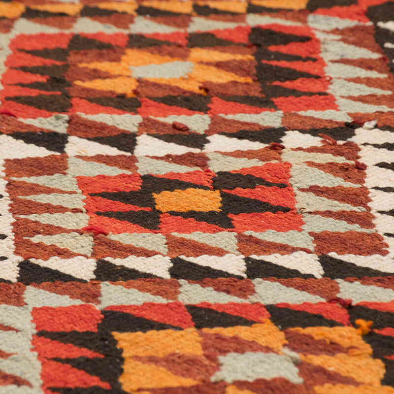Vintage Tribal Kilim Runner - 3'  x 12' 3" (36" x 147") - K0077154