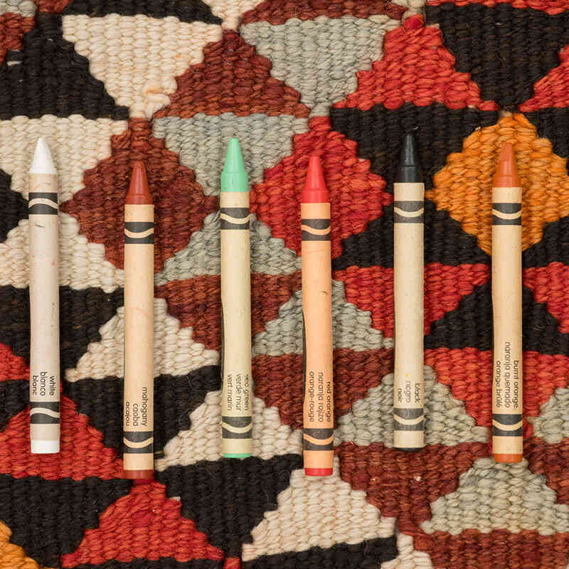 Vintage Tribal Kilim Runner - 3'  x 12' 3" (36" x 147") - K0077154