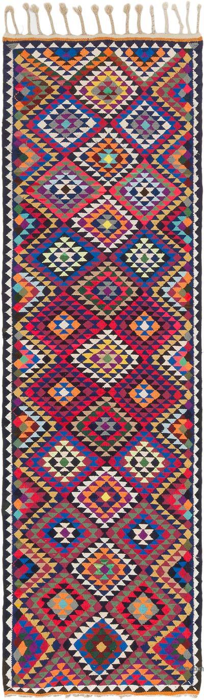 Vintage Anadolu Kilim Yolluk - 85 cm x 285 cm