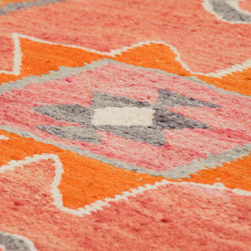 Vintage Tribal Kilim Runner - 3' 1" x 11' 8" (37" x 140") - K0077161