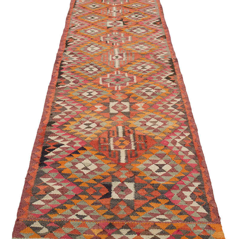 Vintage Anadolu Kilim Yolluk - 78 cm x 290 cm - K0077162