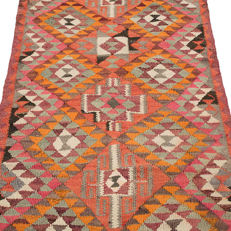 Vintage Anadolu Kilim Yolluk - 78 cm x 290 cm - K0077162