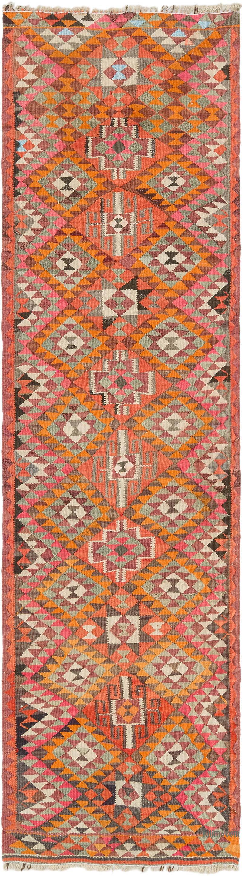 Vintage Anadolu Kilim Yolluk - 78 cm x 290 cm - K0077162
