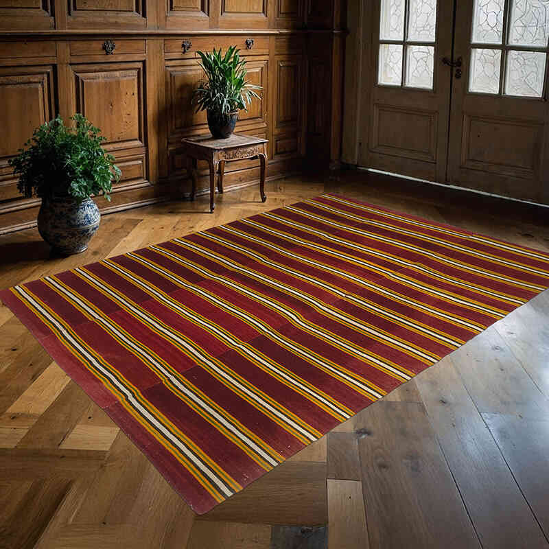 Vintage Anadolu Kilim - 169 cm x 235 cm - K0077166