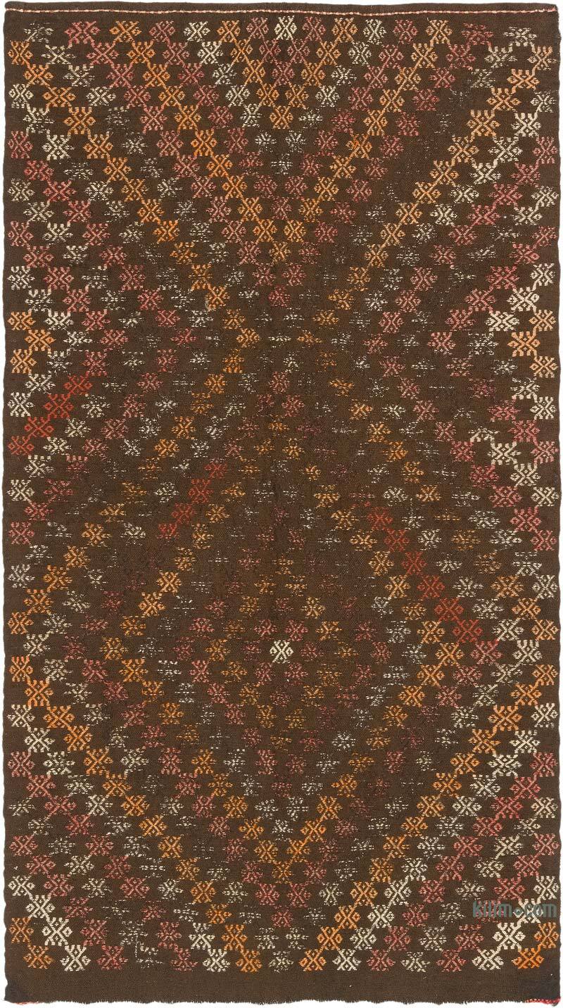 Vintage Anatolian Jijim Rug - 4' 10" x 8' 10" (58" x 106") - K0077169