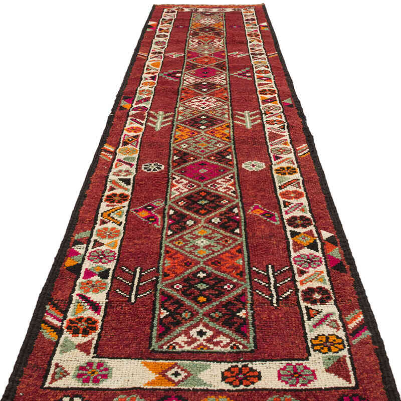 Alfombra Vintage de pasillo - 90 cm x 405 cm - K0077170