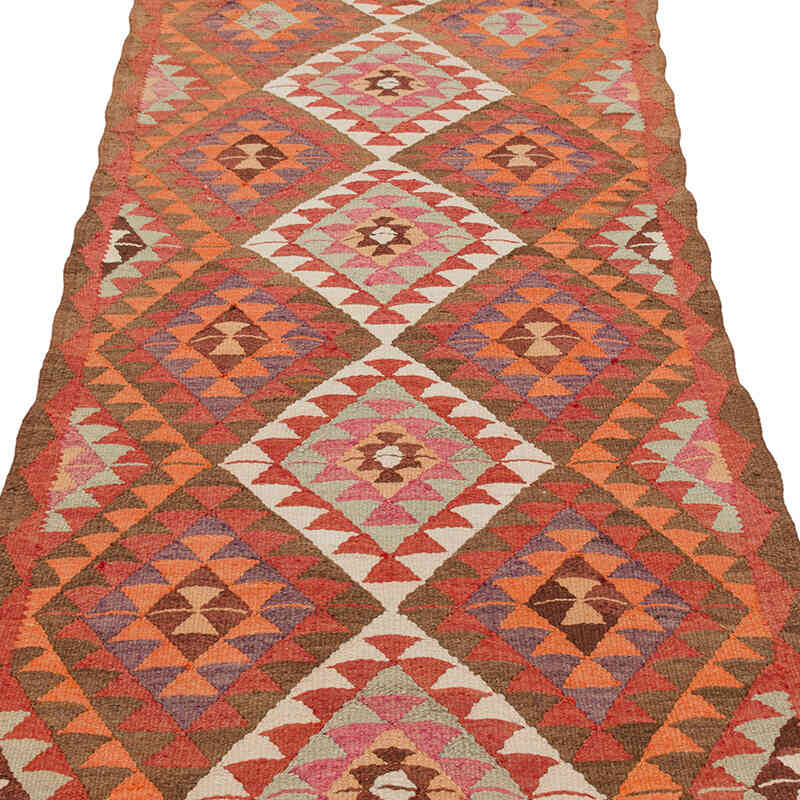 Alfombra Kilim Tribal Vintage - 107 cm x 305 cm - K0077173