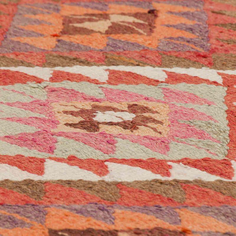 Alfombra Kilim Tribal Vintage - 107 cm x 305 cm - K0077173