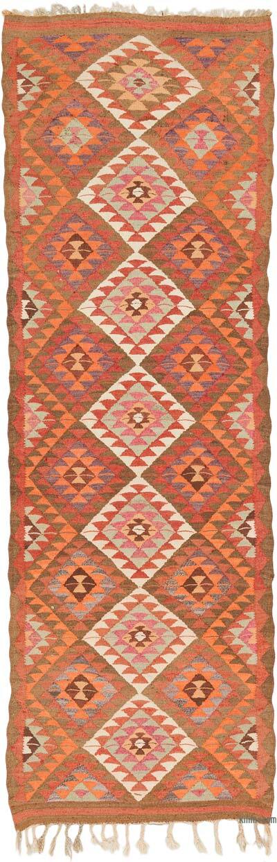 Alfombra Kilim Tribal Vintage - 107 cm x 305 cm