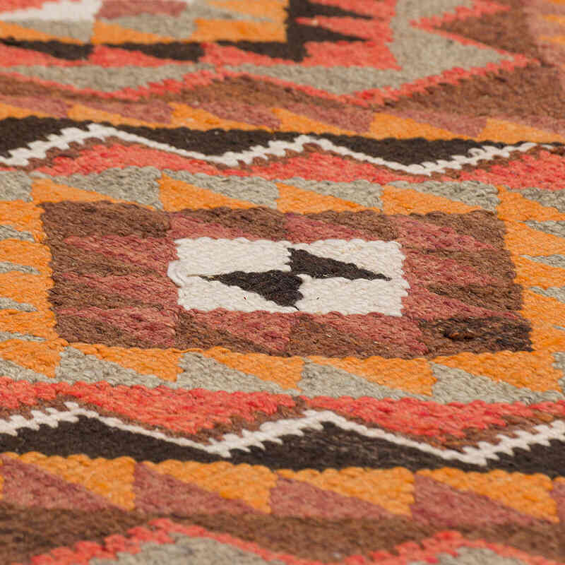 Alfombra Kilim Tribal Vintage - 100 cm x 303 cm - K0077174