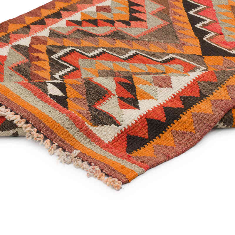 Alfombra Kilim Tribal Vintage - 100 cm x 303 cm - K0077174