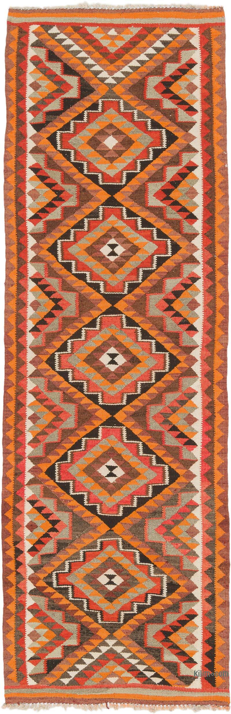 Alfombra Kilim Tribal Vintage - 100 cm x 303 cm - K0077174