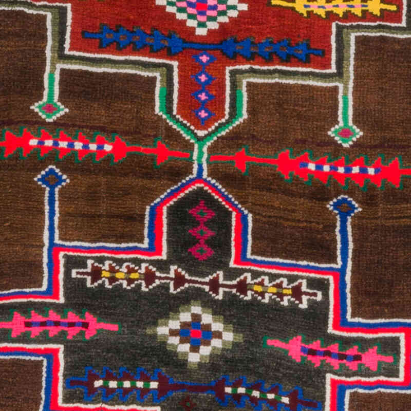 Vintage Tribal Runner Rug - 3' 8" x 12' 8" (44" x 152") - K0077181