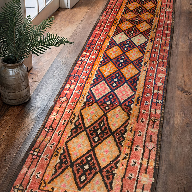 Vintage Anadolu Yolluk - 83 cm x 348 cm - K0077182