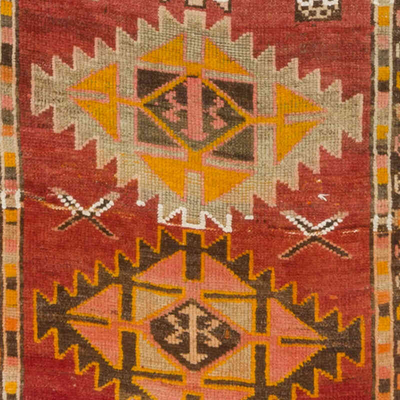 Vintage Tribal Runner Rug - 3' 2" x 14' 5" (38" x 173") - K0077184