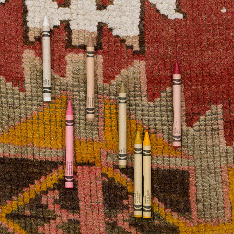 Vintage Tribal Runner Rug - 3' 2" x 14' 5" (38" x 173") - K0077184