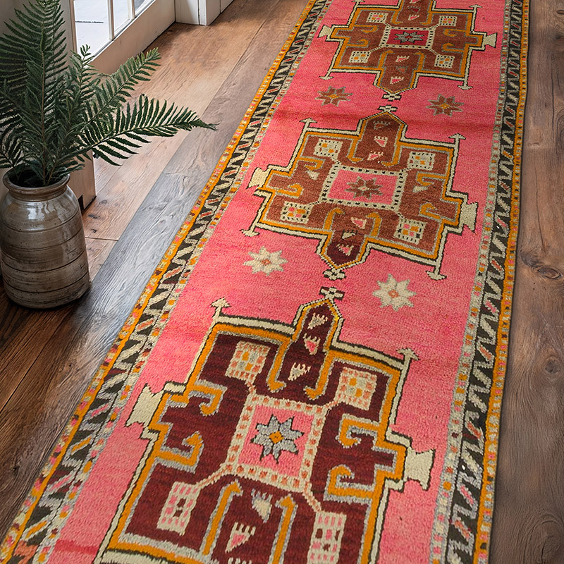 Vintage Anadolu Yolluk - 94 cm x 341 cm - K0077187